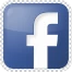 Facebook logo - A stylized, lowercase 'f' in white, set against a blue background.